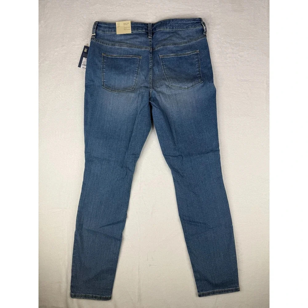 Universal Thread‎ Womens Jeans Size 14 Factory Distressed High Rise Skinny NWT